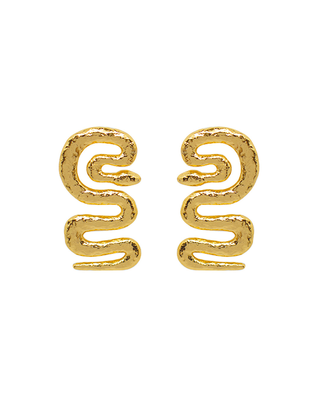 Aretes Ecleo en forma de serpiente