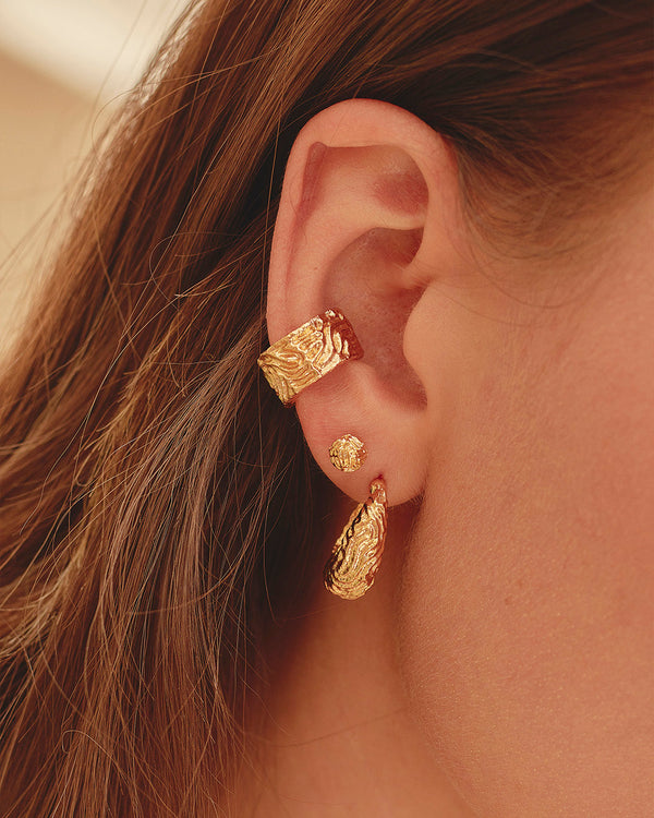 Earpaty de earcuff, candongas y topos en baño de oro o plata